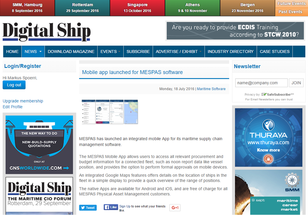MESPAS Mobile in the News