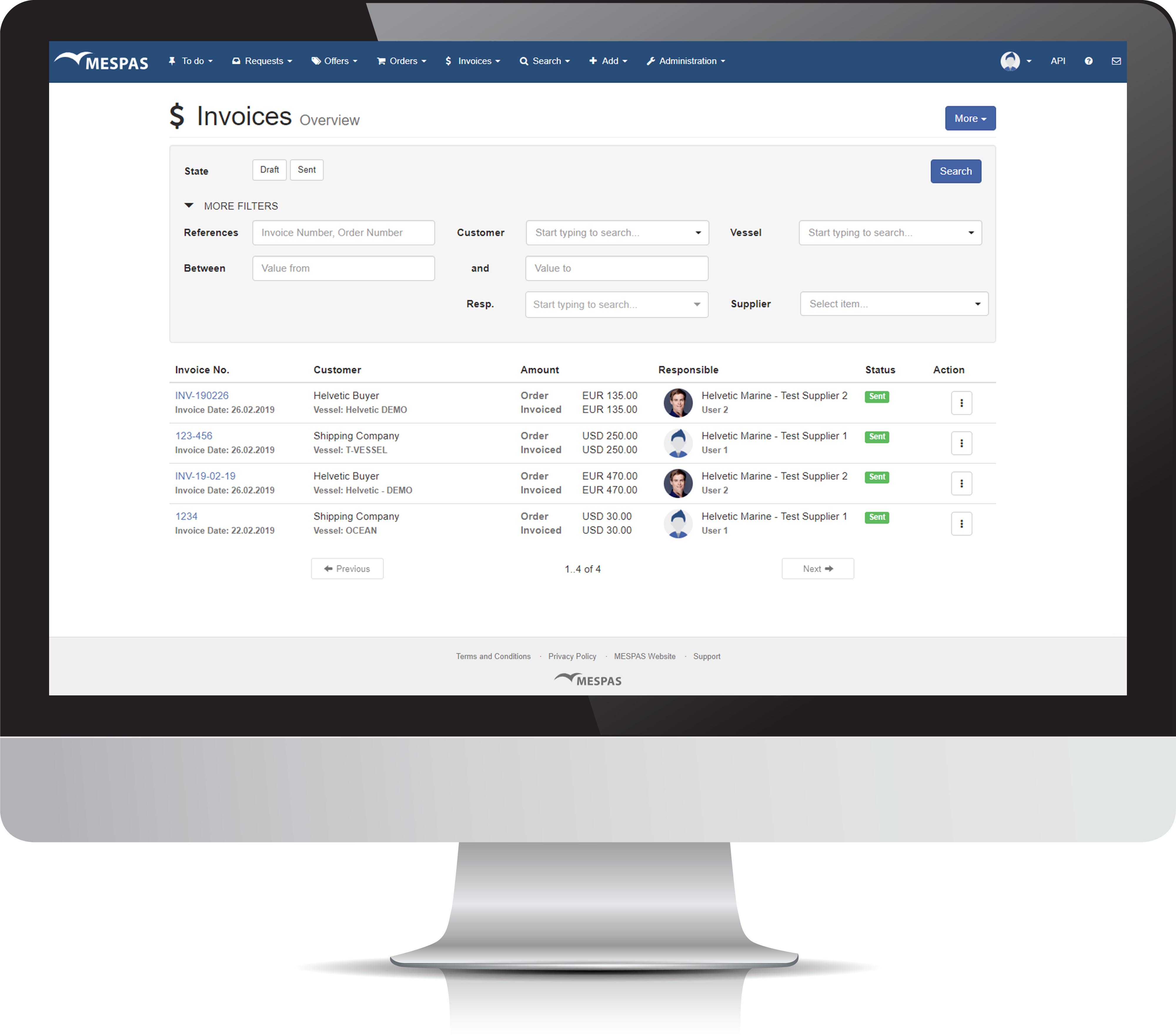 MESPAS adds invoicing function to create complete electronic procurement process