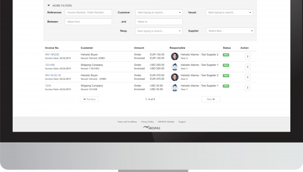 MESPAS adds invoicing function to create complete electronic procurement process