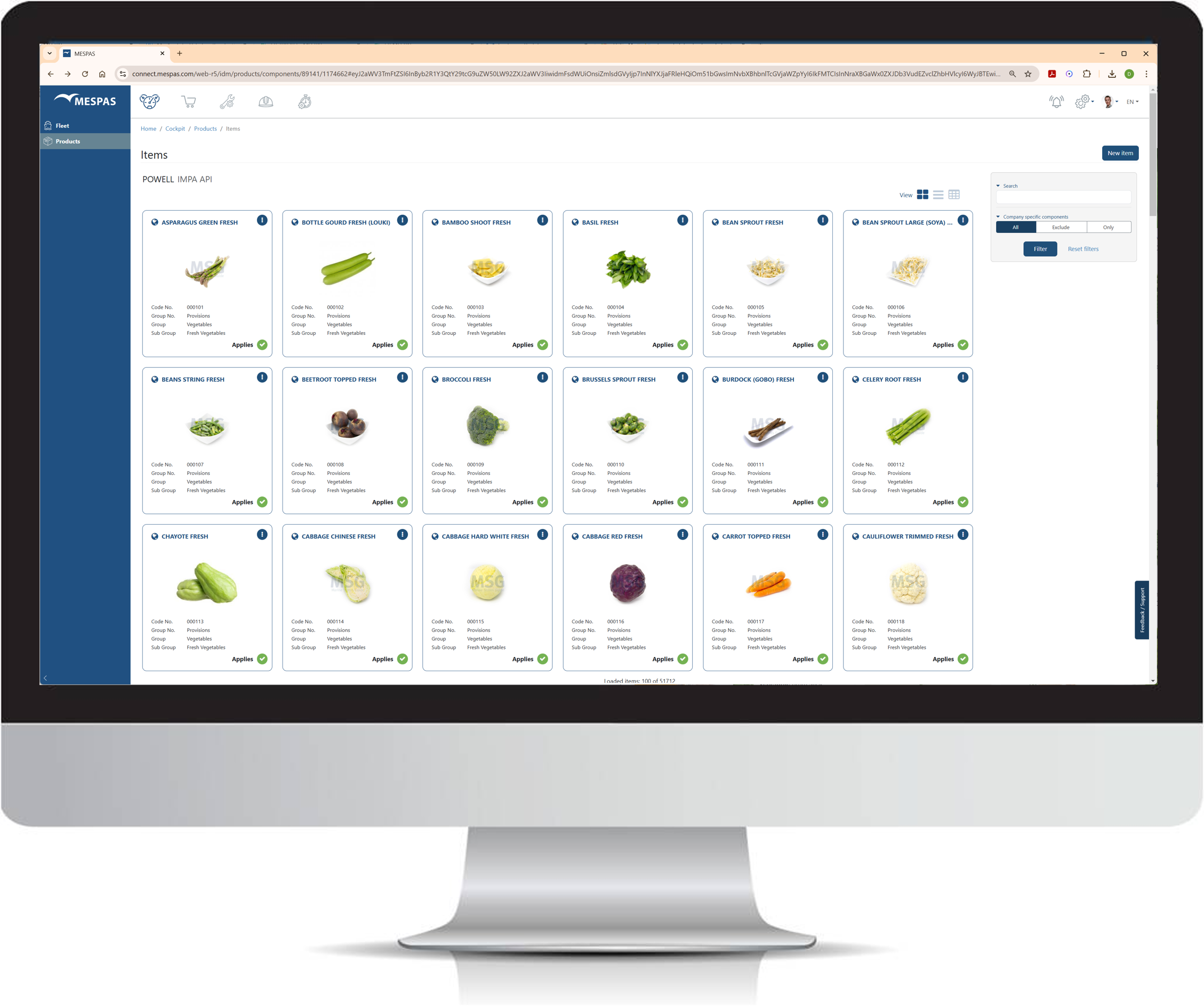 MESPAS integrates IMPA Marine Stores Guide via API