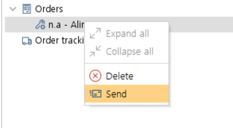 TransportOrder actions