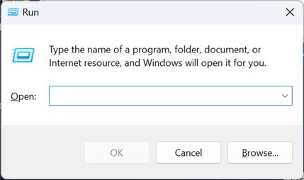 WindowsRunDialogue